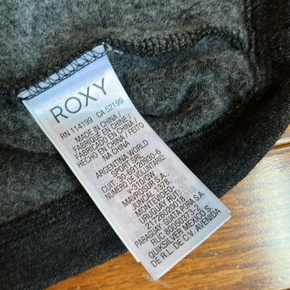 Roxy | Mystic Fall Fleece Lined Lightweight Jacket | Medium, Hood, Snaps, Zipper - Picture 11 of 12